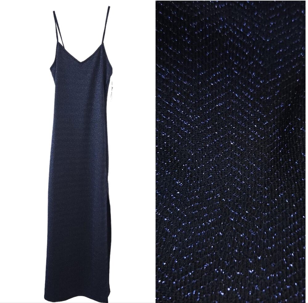 NEW Haute Monde Maxi Dress Small, Homecoming Dress, Party Dress, Blue